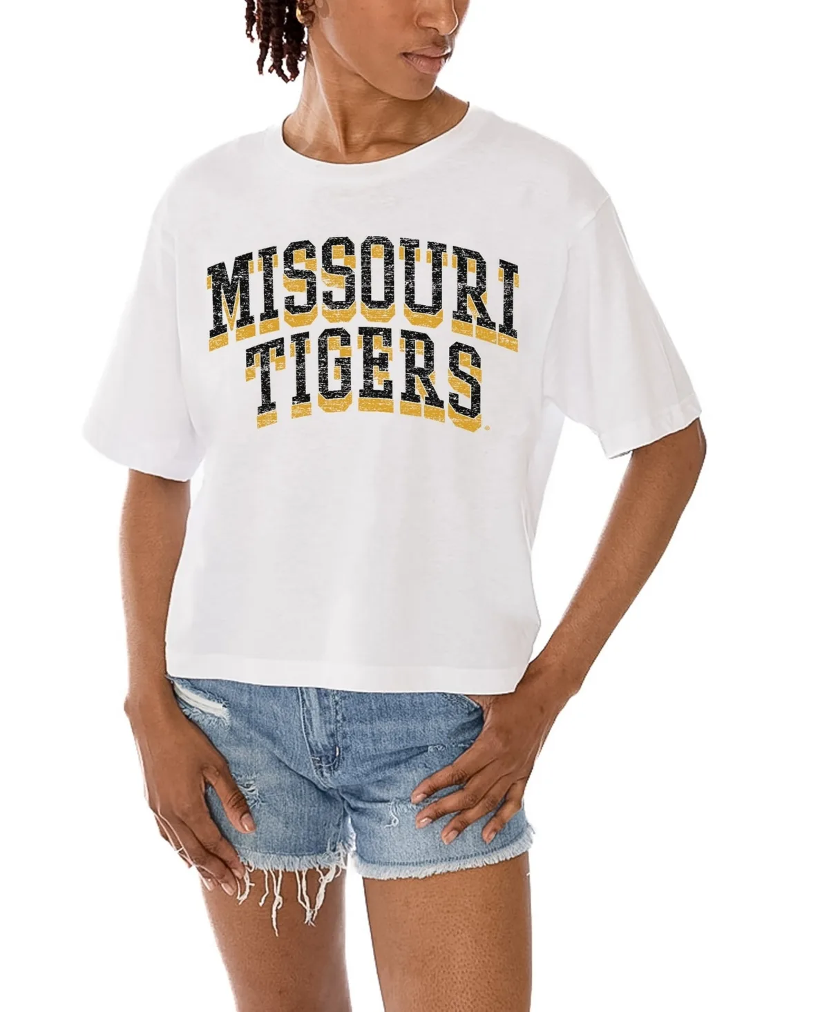 Missouri Tigers Claim to Fame Boxy Cropped T-Shirt