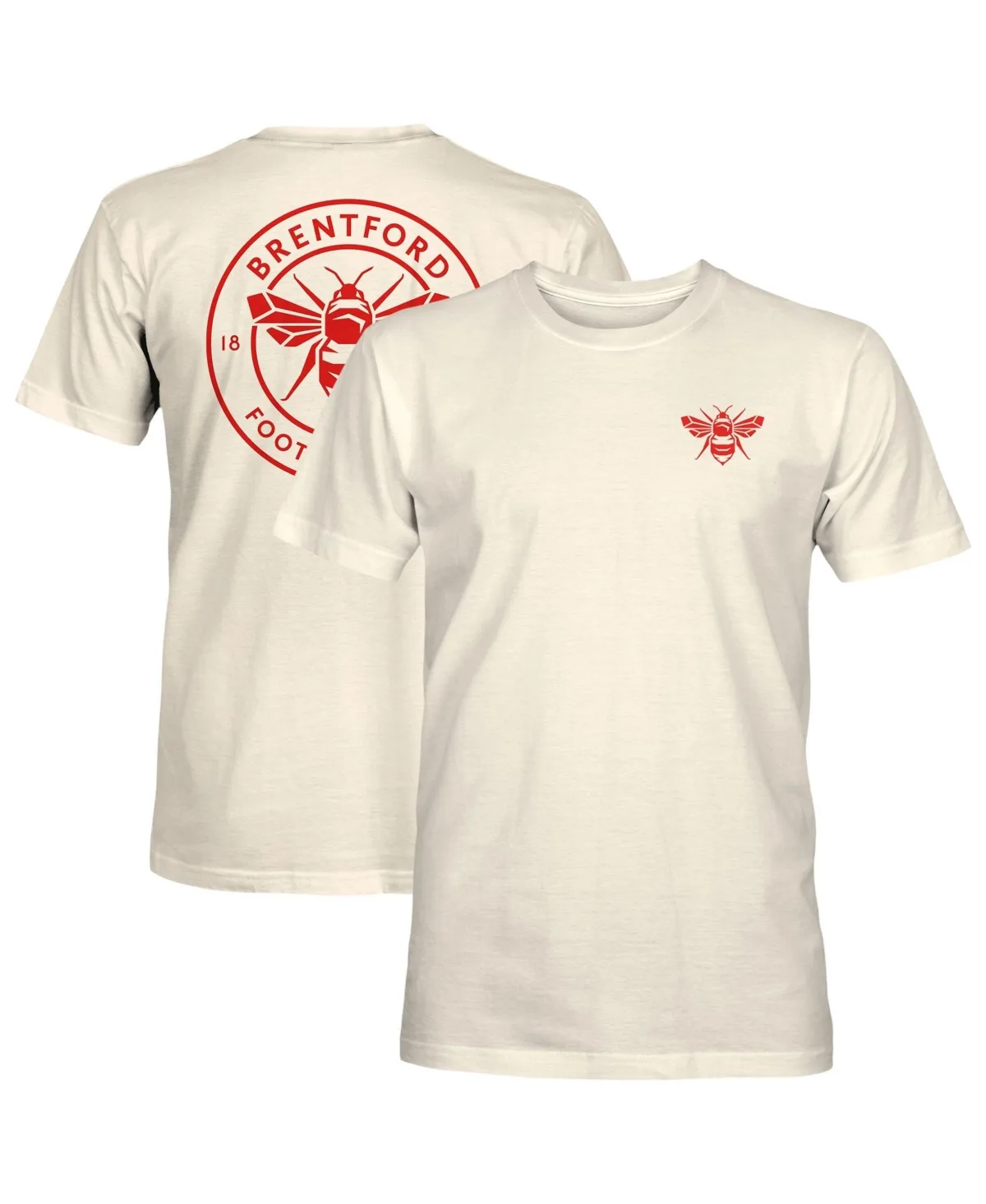 Brentford FC Big Logo Heavyweight T-Shirt by 1863fc