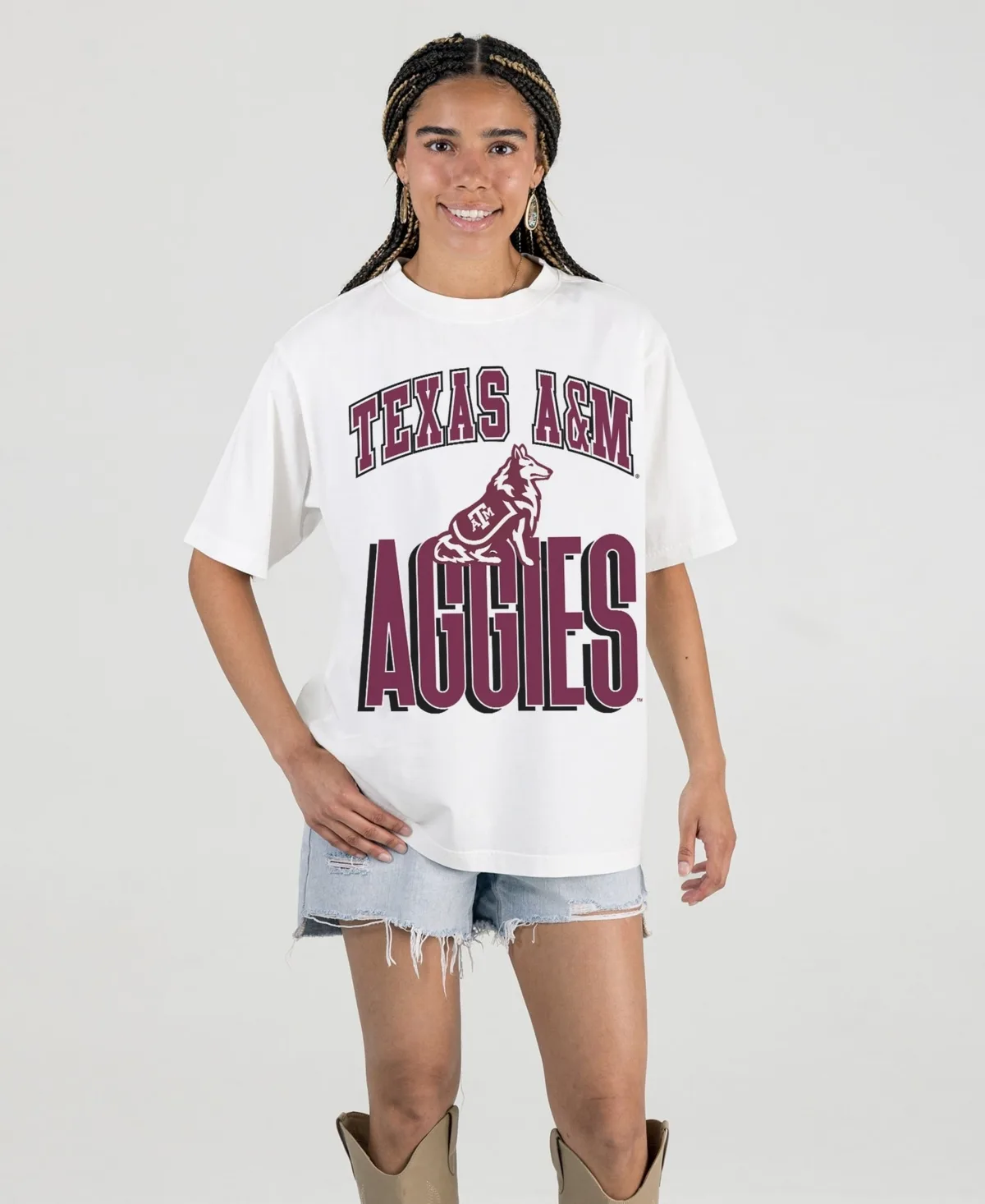 Texas A&M Aggies Oversized Fierce Focus T-Shirt
