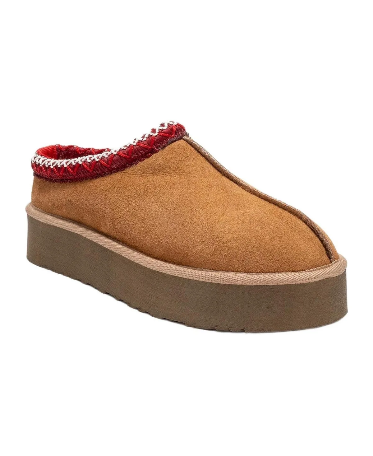 Avelia Leather Winter Slippers by Forever & Always Shoes