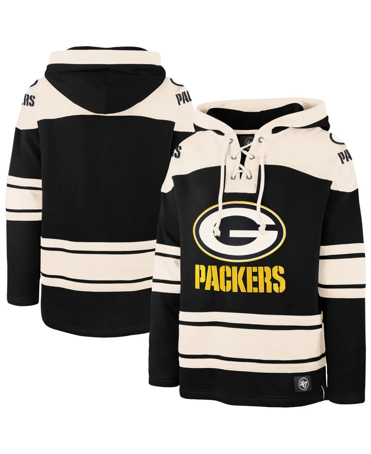 Green Bay Packers Superior Lacer Hoodie by 47 Brand