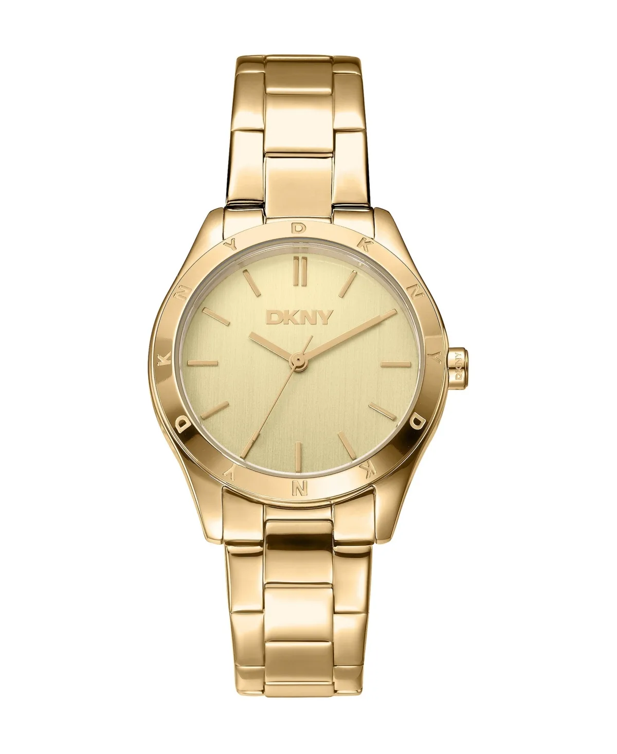 Quartz Gold Stainless Steel Bracelet Watch, 32mm by DKNY