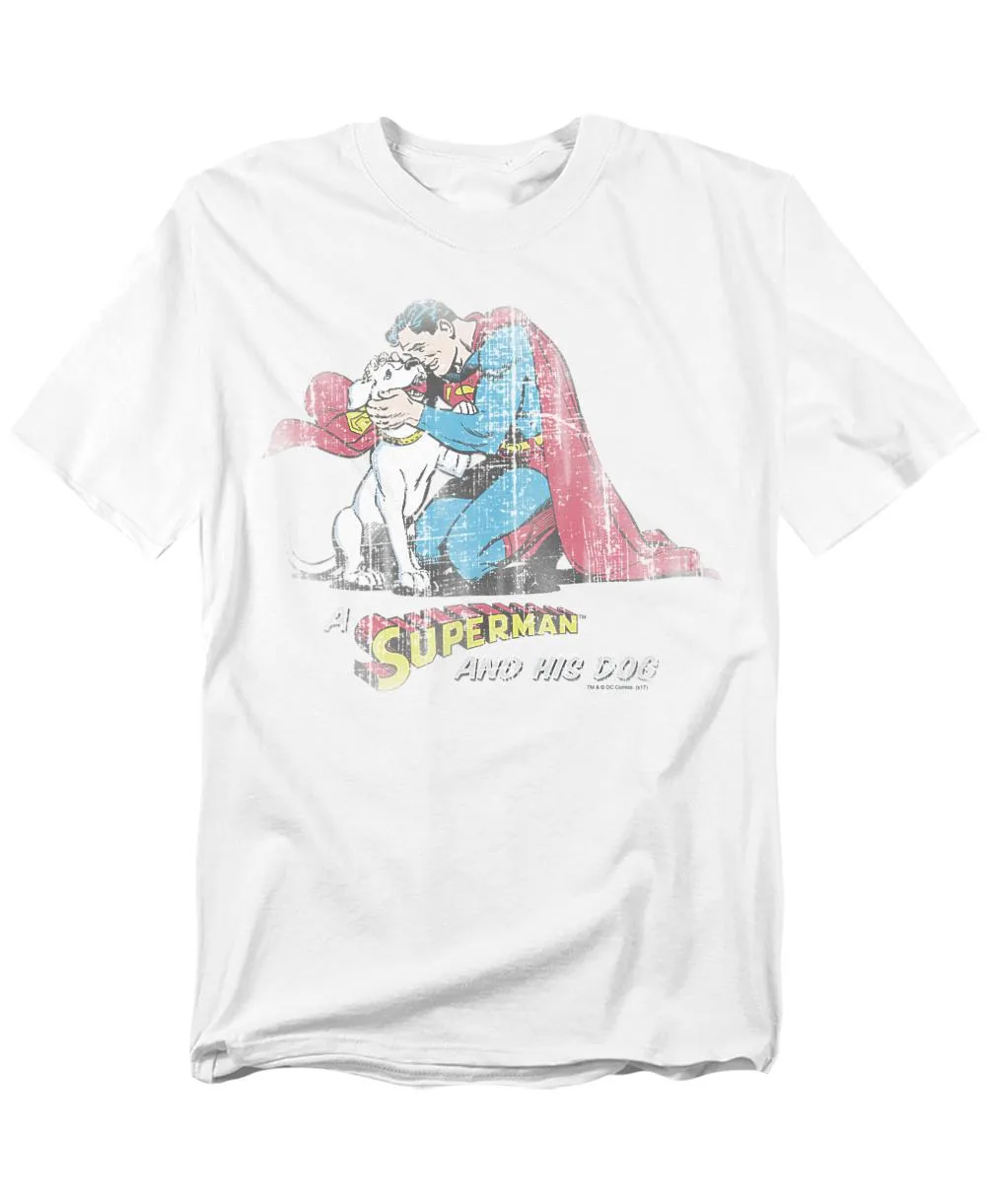 Superman His Dog Graphic Classic-Fit T-Shirt by Superman