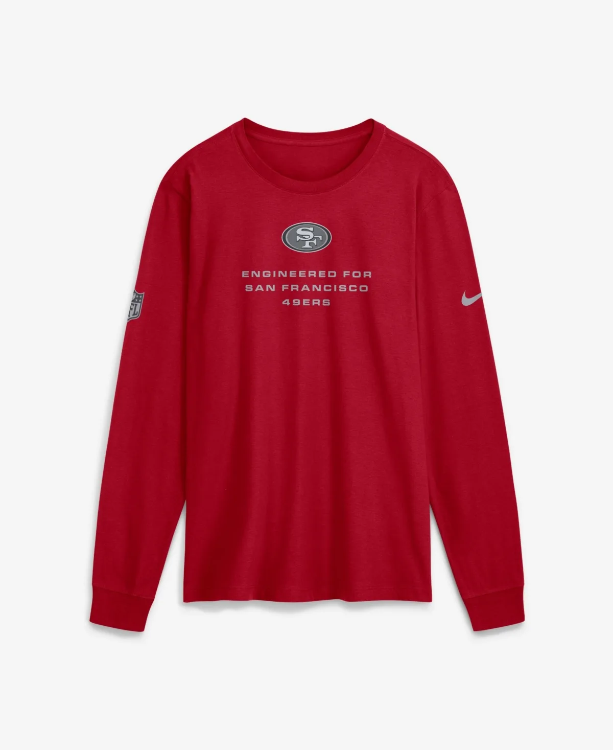San Francisco 49ers Sideline Bold Arch Star Dri-Fit Long Sleeve T-Shirt by Nike