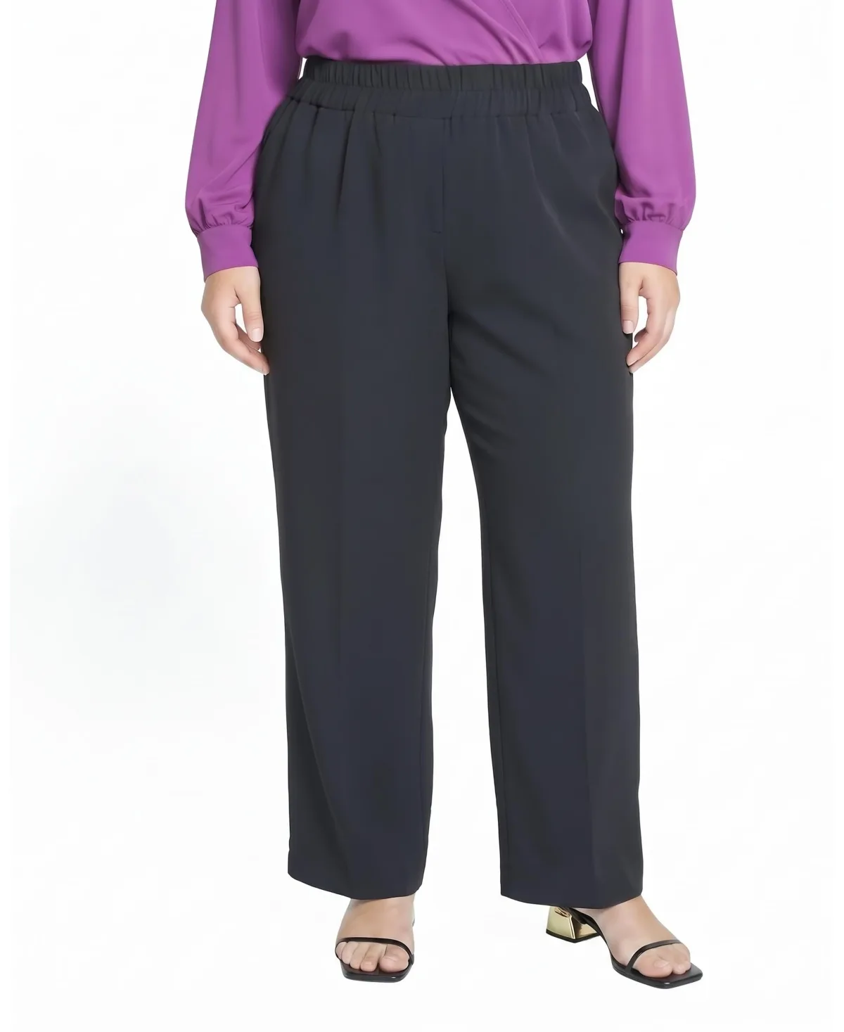 All Day High-Rise Pull-On Wide-Leg Pants by Universal Standard