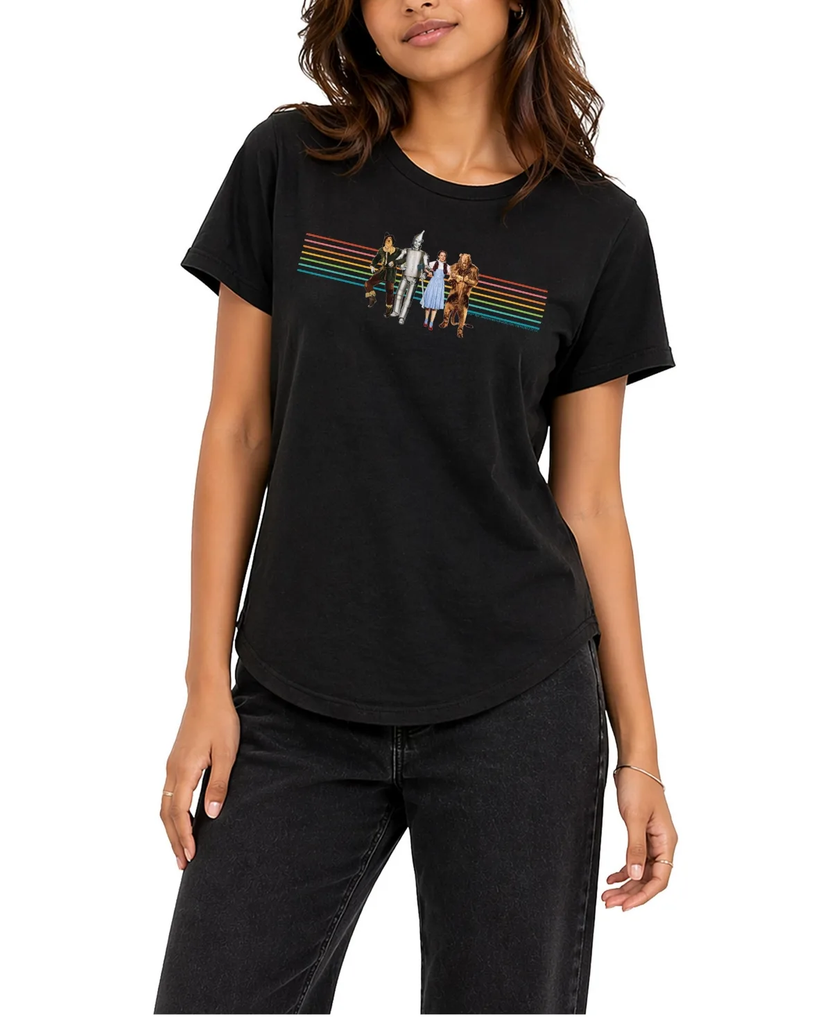 Wizard of oz Rainbow Graphic Relaxed-Fit T-Shirt by Wizard of Oz