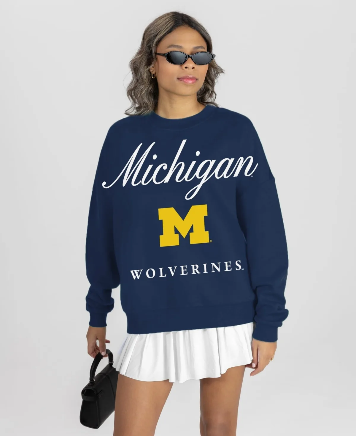 Michigan Wolverines Legacy Club Oversized Premium Fleece Sweatshirt