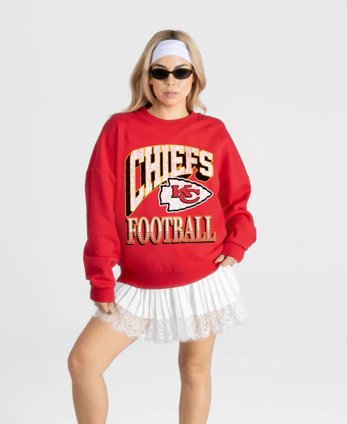 Kansas City Chiefs Main Character Oversized Premium Drop Shoulder Sweatshirt