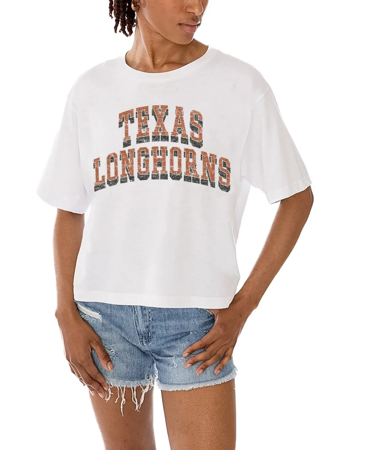 Texas Longhorns Claim to Fame Boxy Cropped T-Shirt