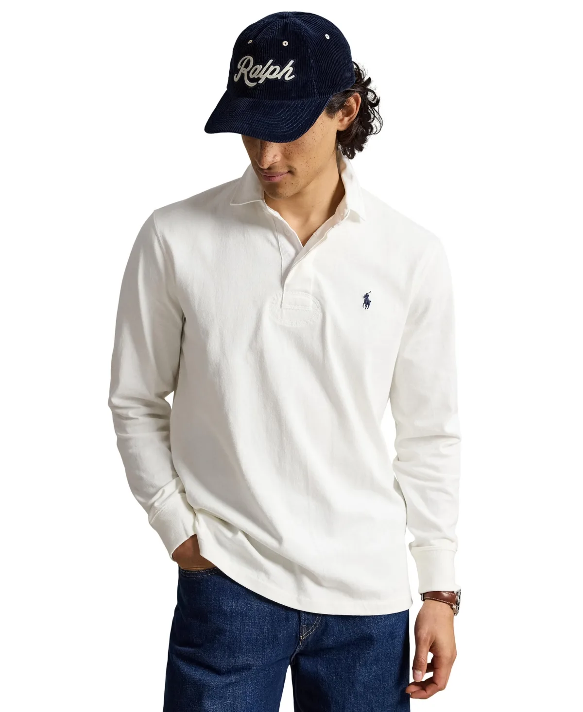 Iconic Classic-Fit Rugby Shirt by Polo Ralph Lauren