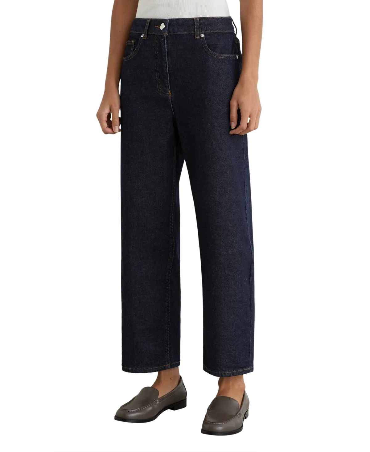 Selin Mid-Rise Cropped Jeans