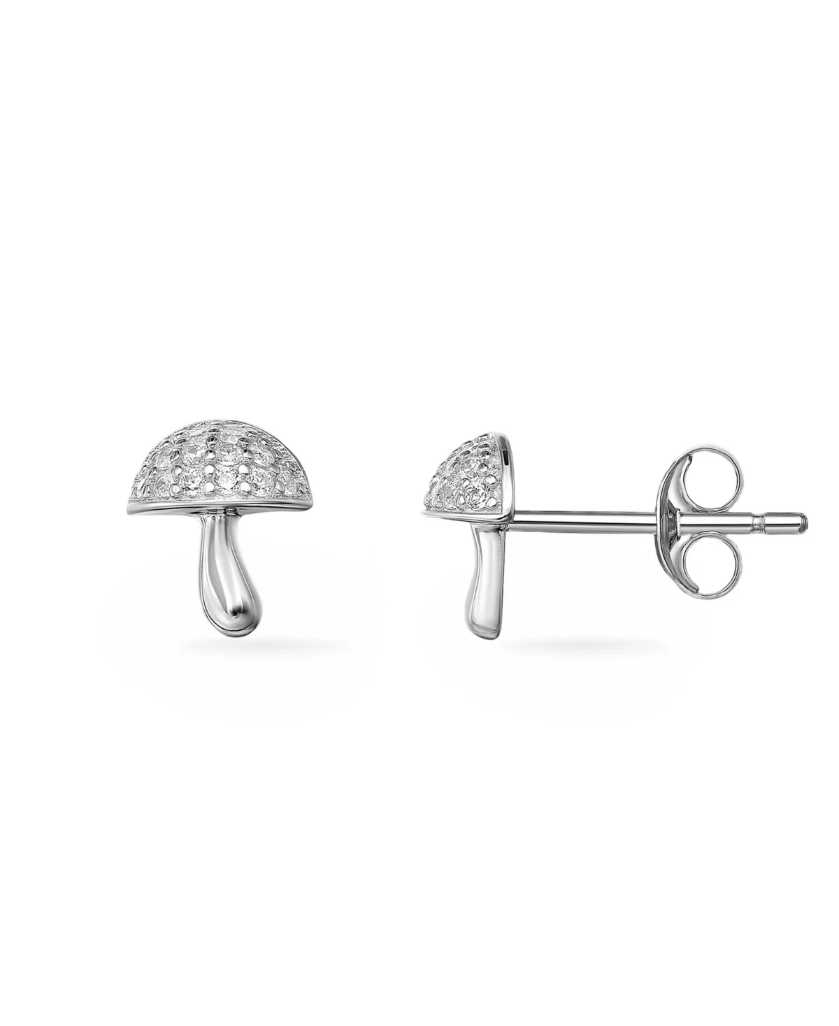 Cubic Zirconia Mushroom Stud Earrings by Giani Bernini