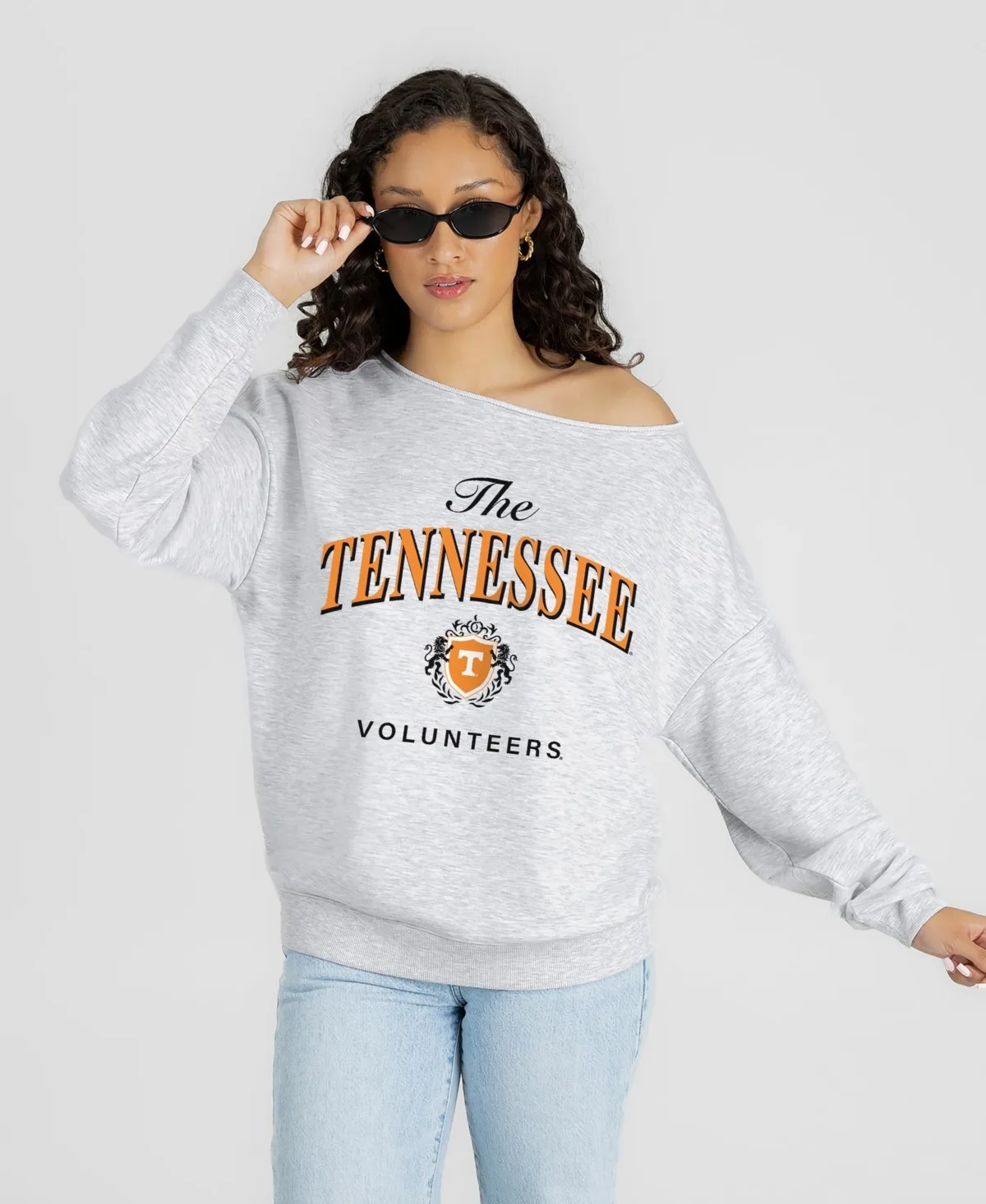 Tennessee Volunteers Offsides Energy Off-Shoulder Sweatshirt