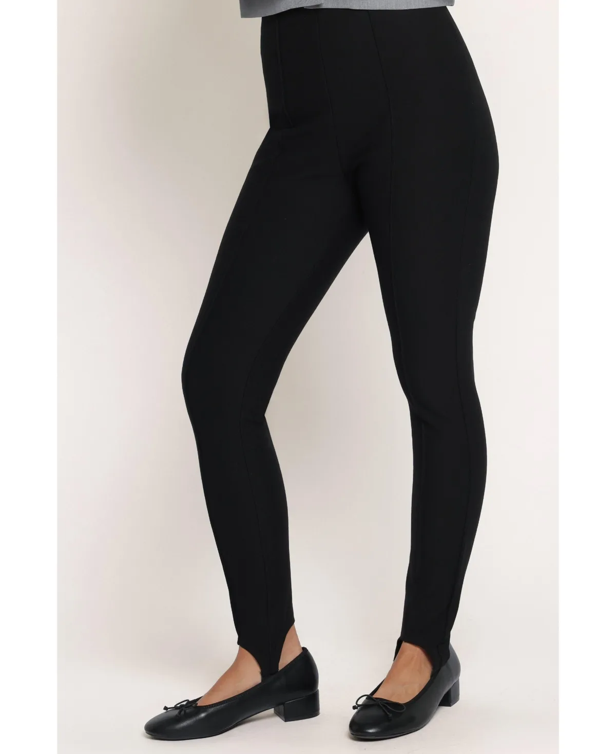 Perfect High-Rise Stirrup Ponte-Knit Leggings by Petal and Pup