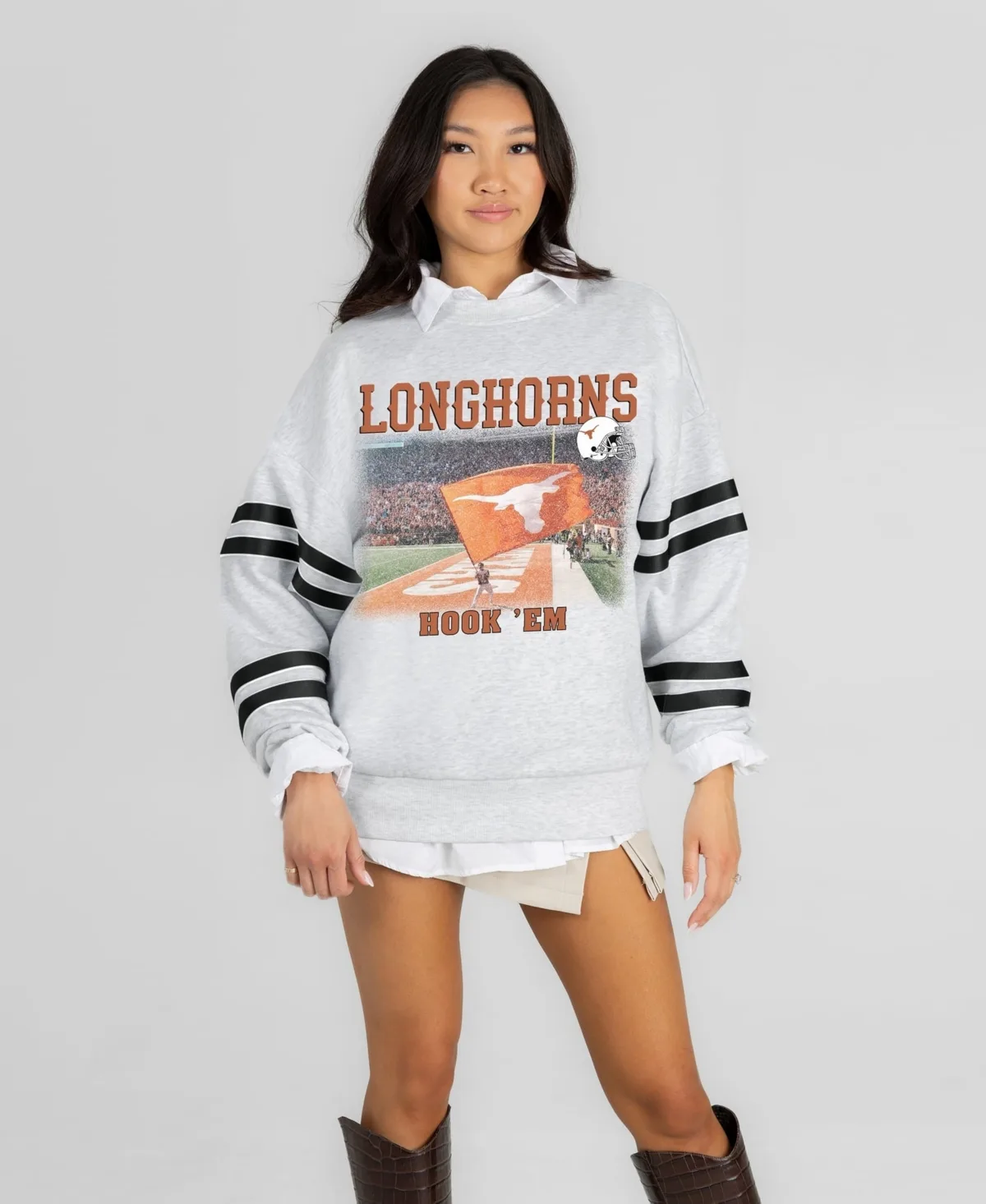 Texas Longhorns Off the Grid Oversized Fleece Sweatshirt