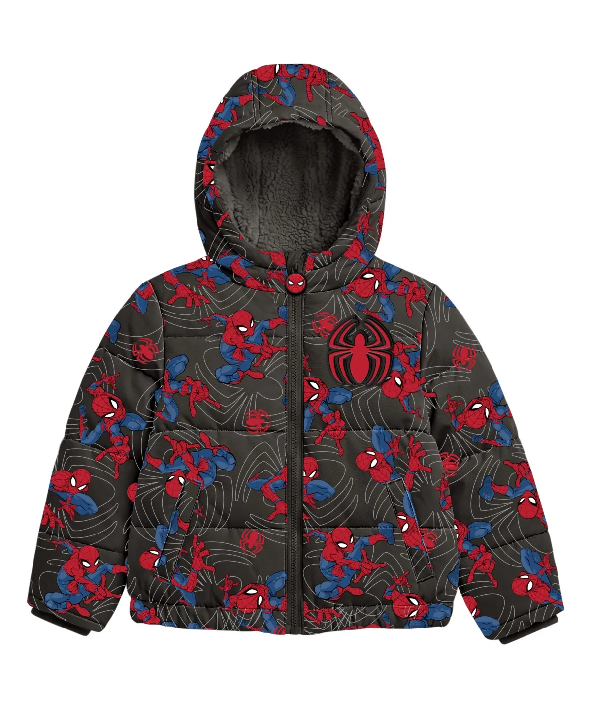 Spider-Man Hooded Puffer Jacket by Spider Man