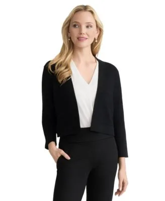 Cotton Blend Cropped Shrug