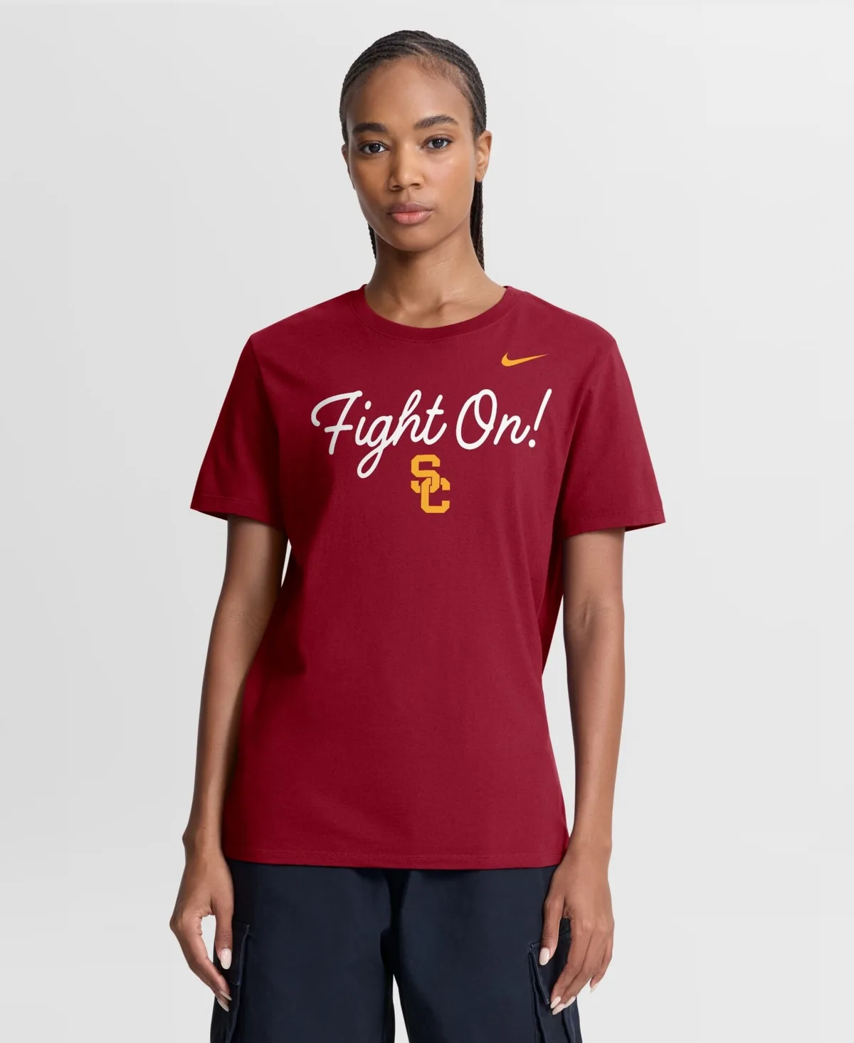 Usc Trojans Script Mantra Logo T-Shirt by Nike