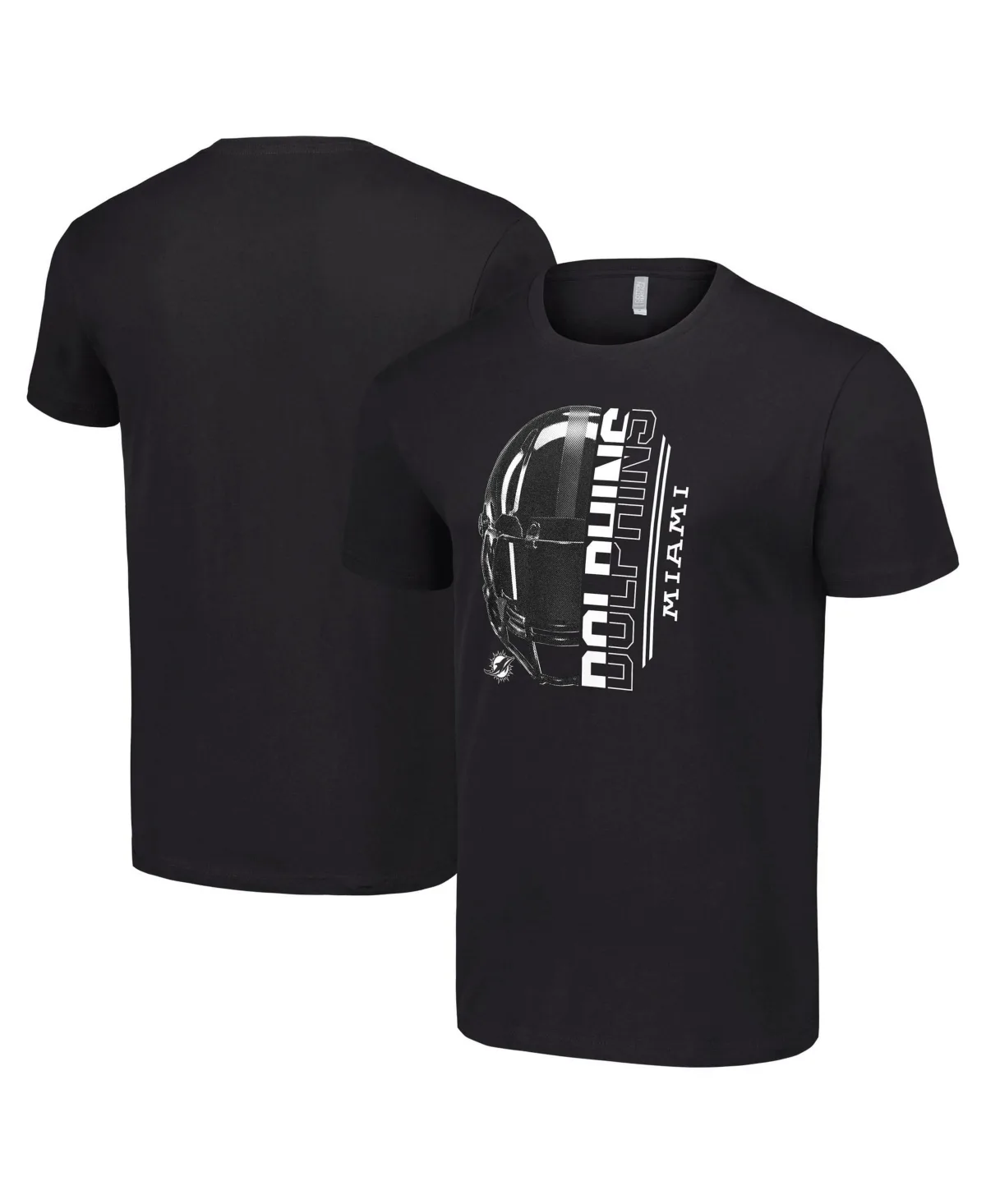 Miami Dolphins Half Helmet Logo T-Shirt by Starter
