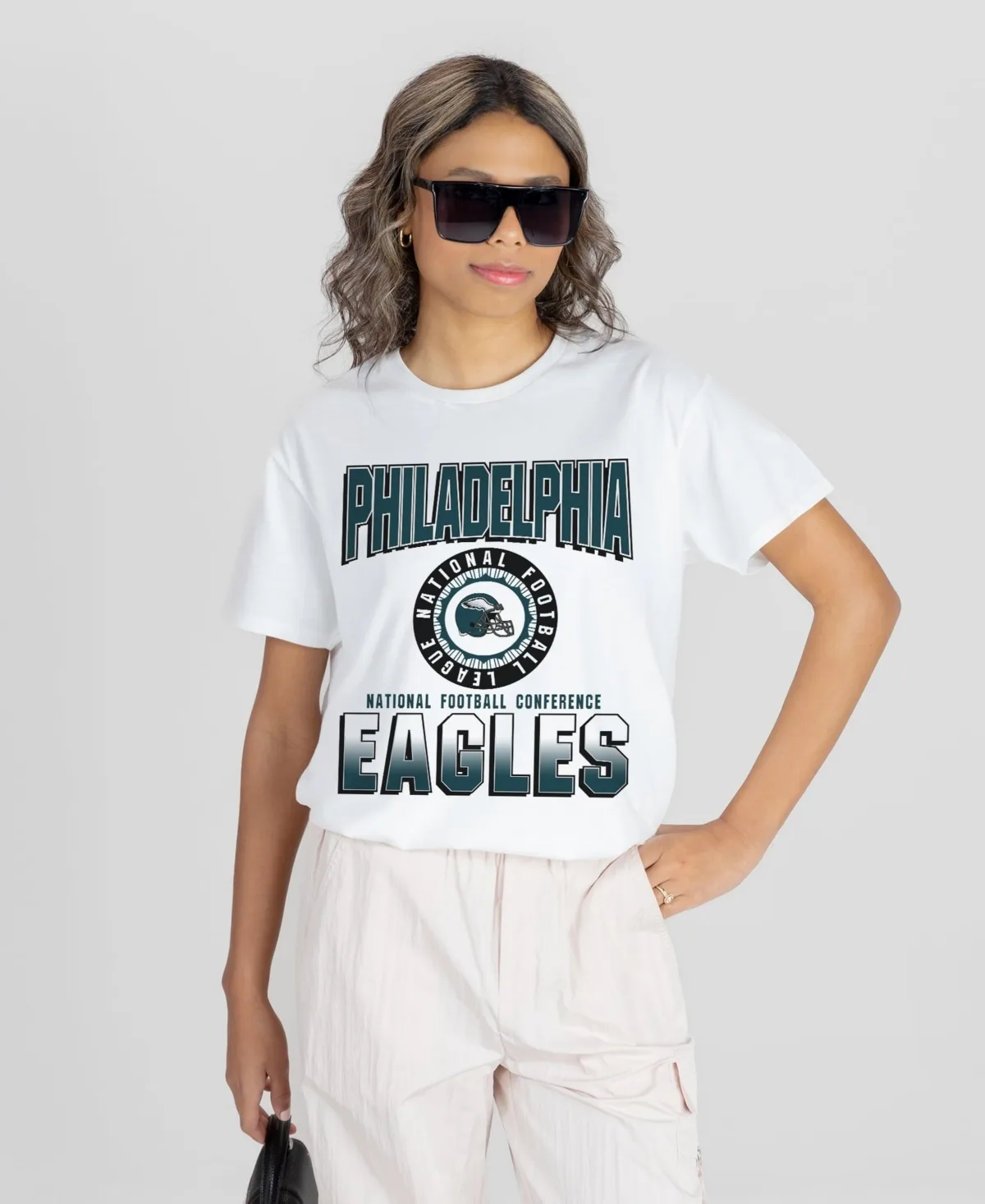 Philadelphia Eagles Oversized All-Time Classic Flowy T-Shirt
