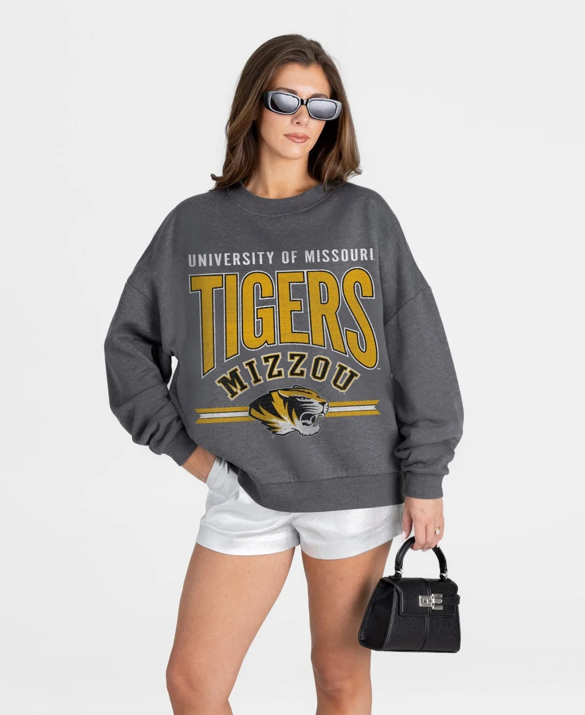 Missouri Tigers Kickoff Classic Oversized Premium Drop Shoulder Sweatshirt