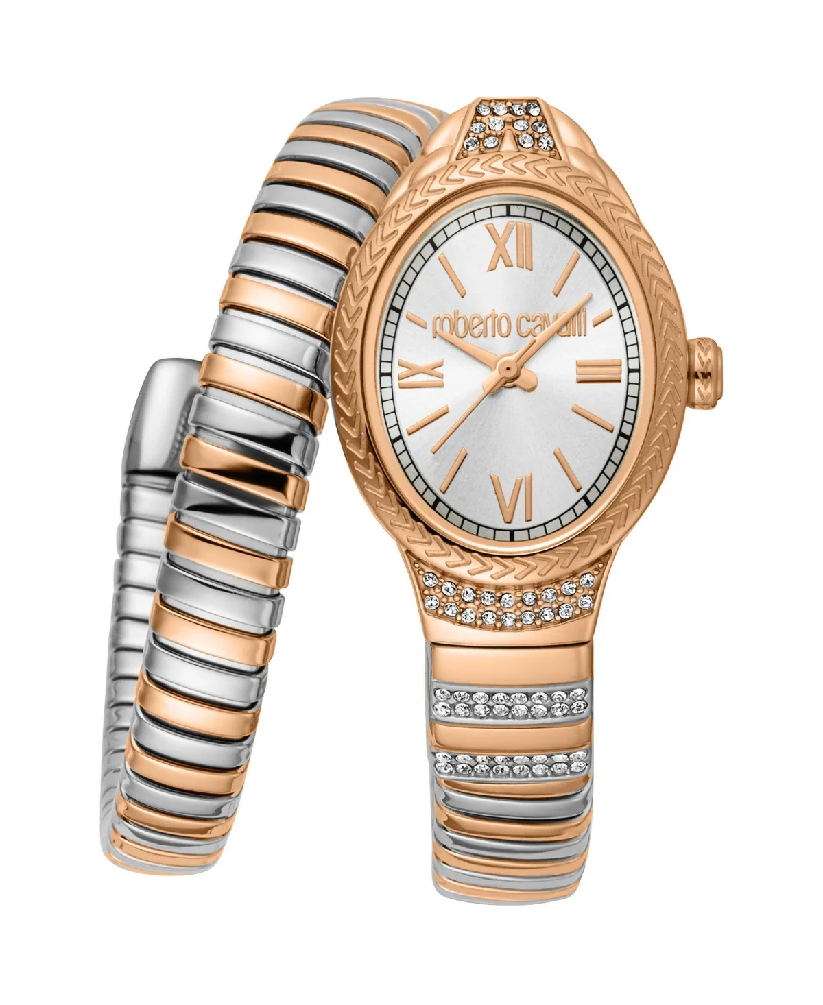 Quartz Two-Tone Stainless Steel Bracelet Watch, 22mm by Roberto Cavalli