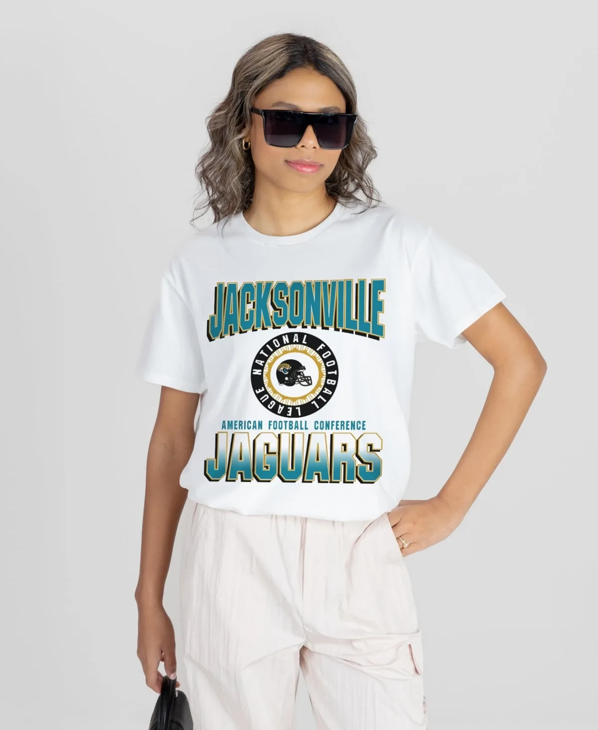 Jacksonville Jaguars Oversized All-Time Classic Flowy T-Shirt
