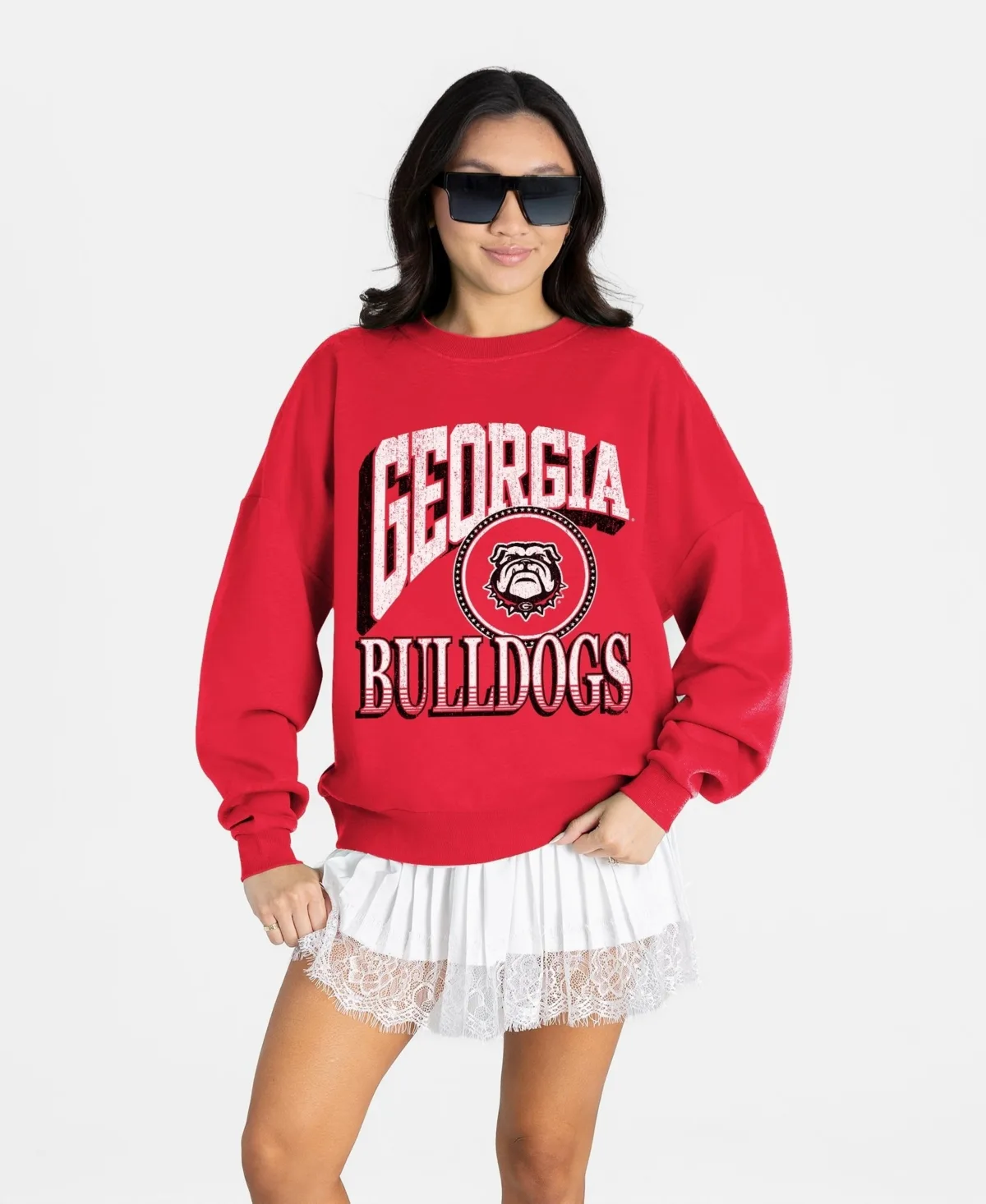 Georgia Bulldogs Main Character Oversized Premium Drop Shoulder Sweatshirt