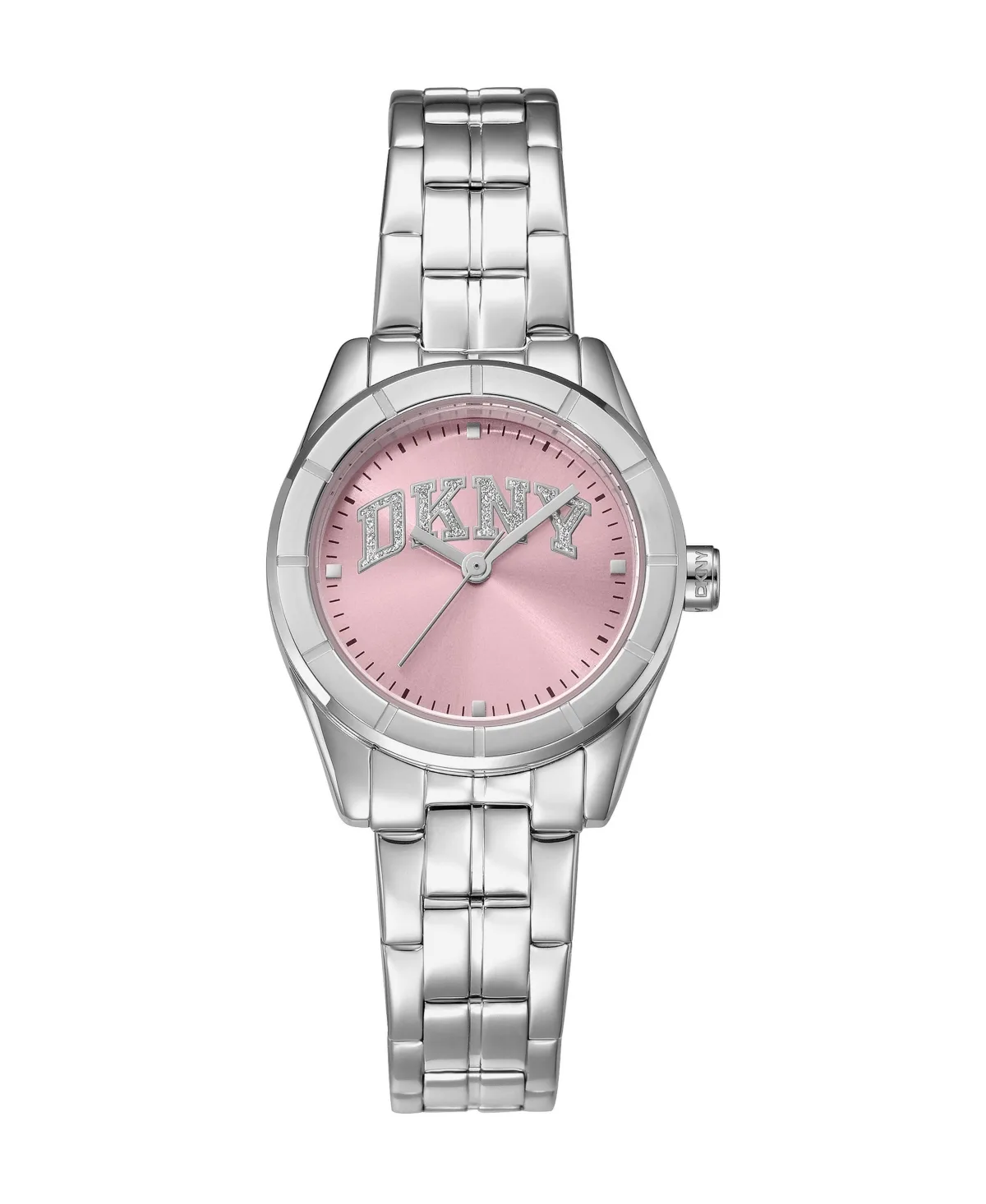 Quartz Analog Water-Resistant Stainless Steel Bracelet Watch, 28mm