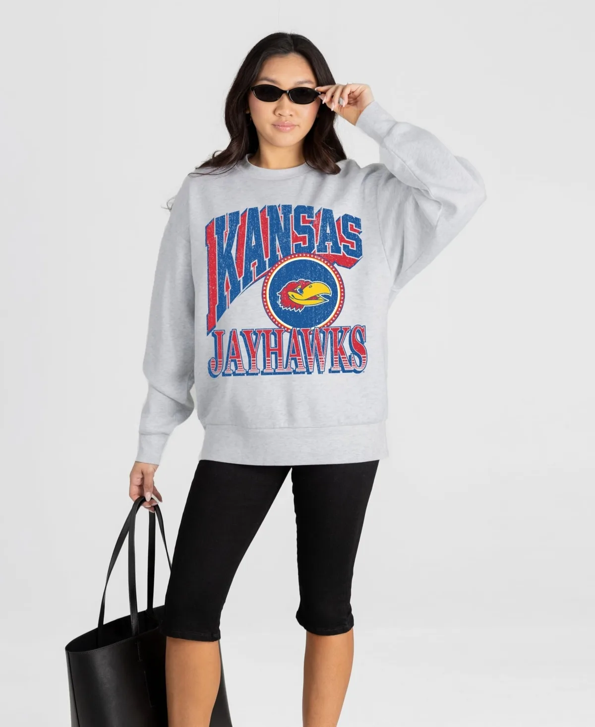 Kansas Jayhawks Game on Sweatshirt