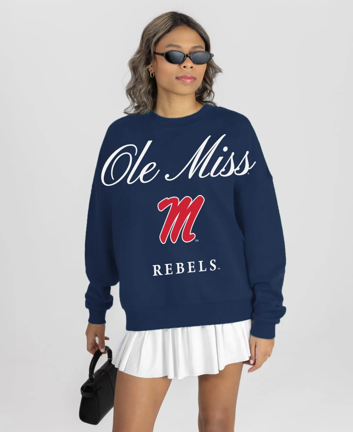 Ole Miss Rebels Legacy Club Oversized Premium Fleece Sweatshirt