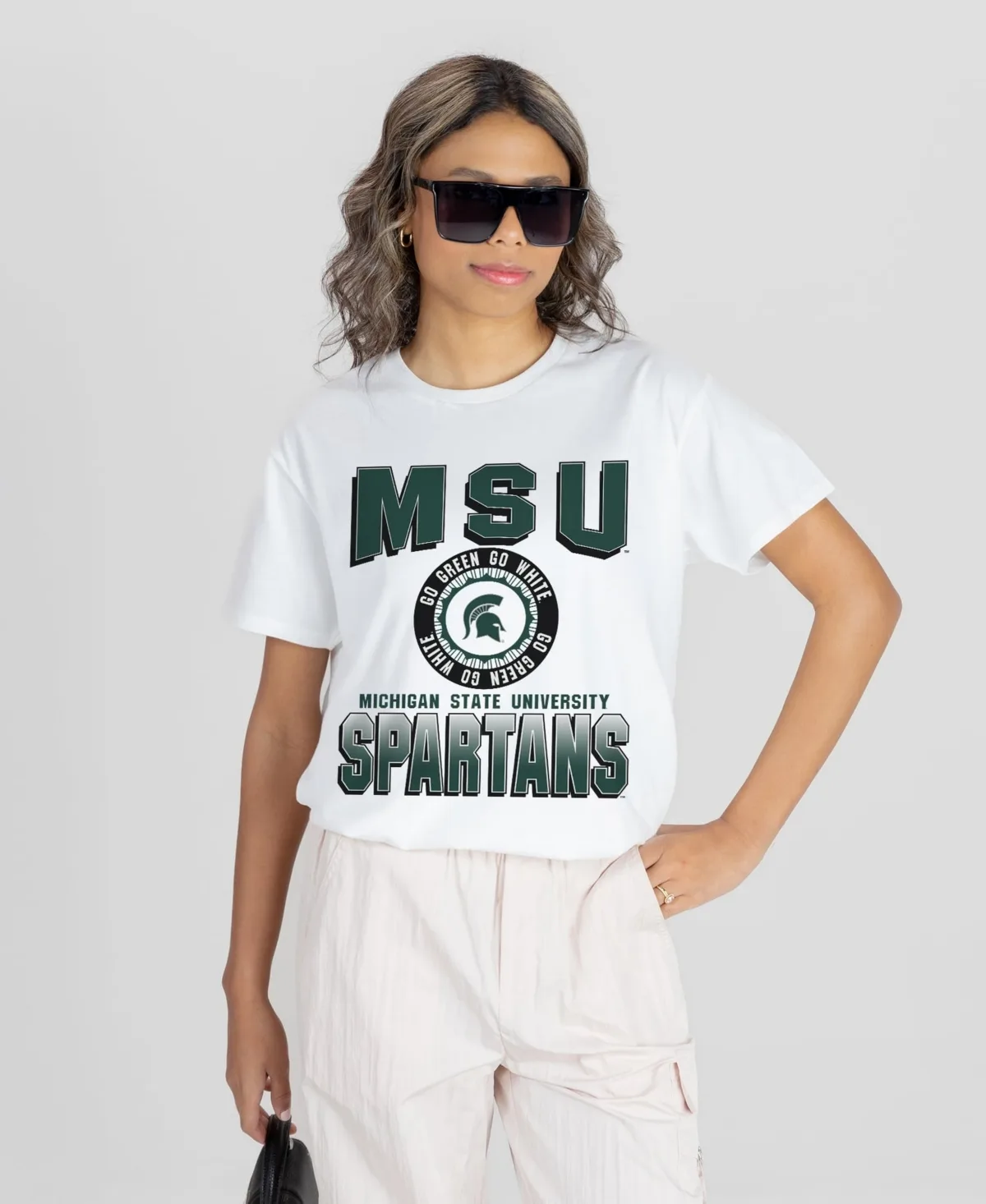 Michigan State Spartans All-Time Classic Oversized Flowy T-Shirt
