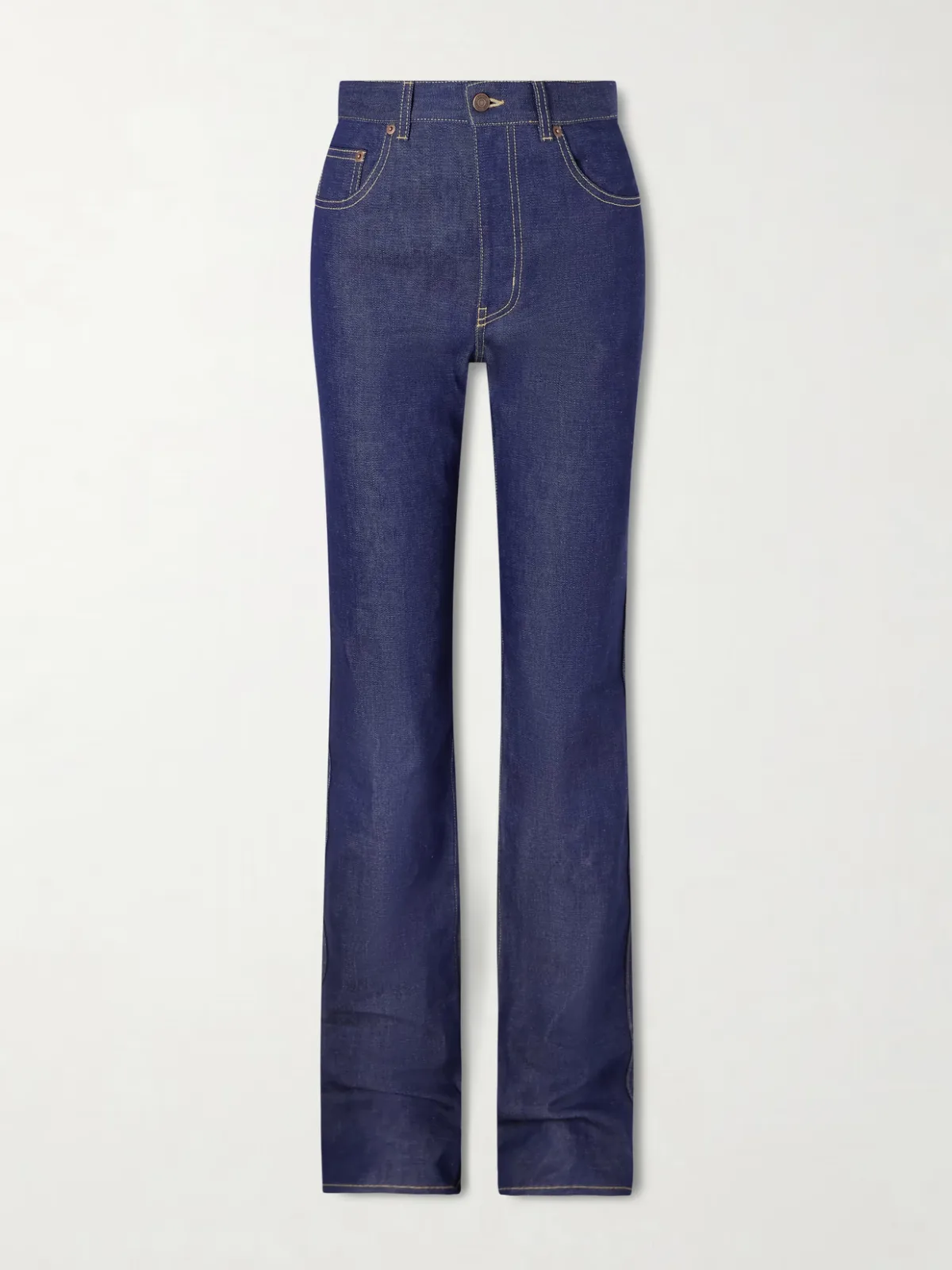 - High-rise Slim-leg Jeans -