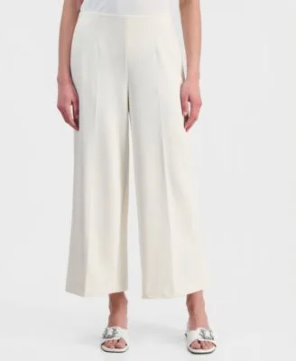 High Rise Wide Leg Pull on Pants by Anne Klein