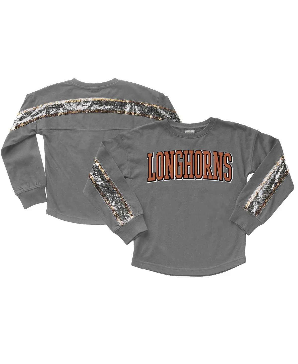 Texas Longhorns Guess Whos Back Long-Sleeve T-Shirt by Gameday Couture