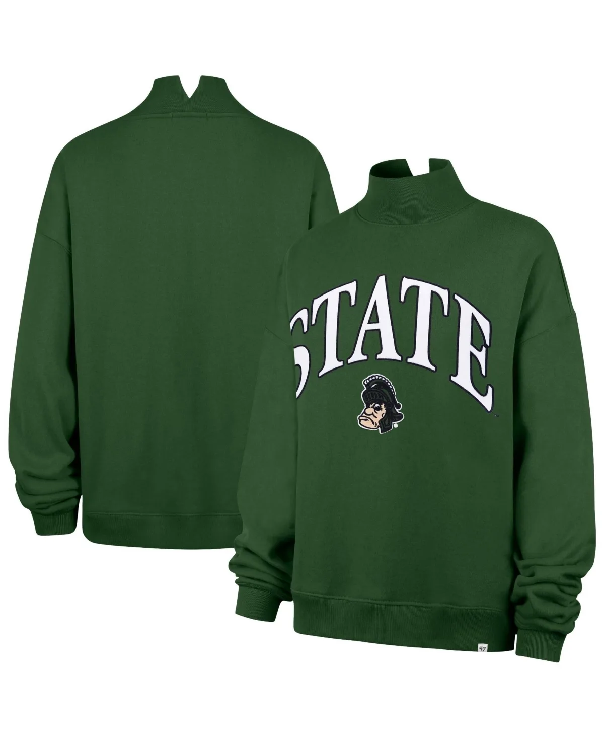 Michigan State Spartans Mock Neck Sweatshirt