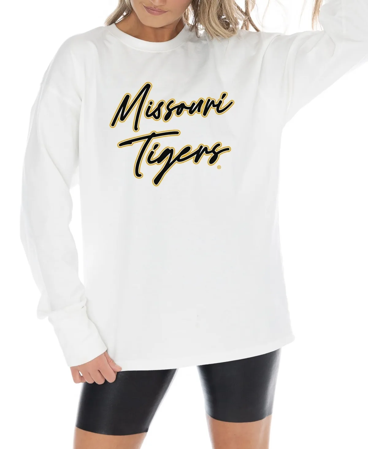 Missouri Tigers Midweight Oversized Long-Sleeve T-Shirt