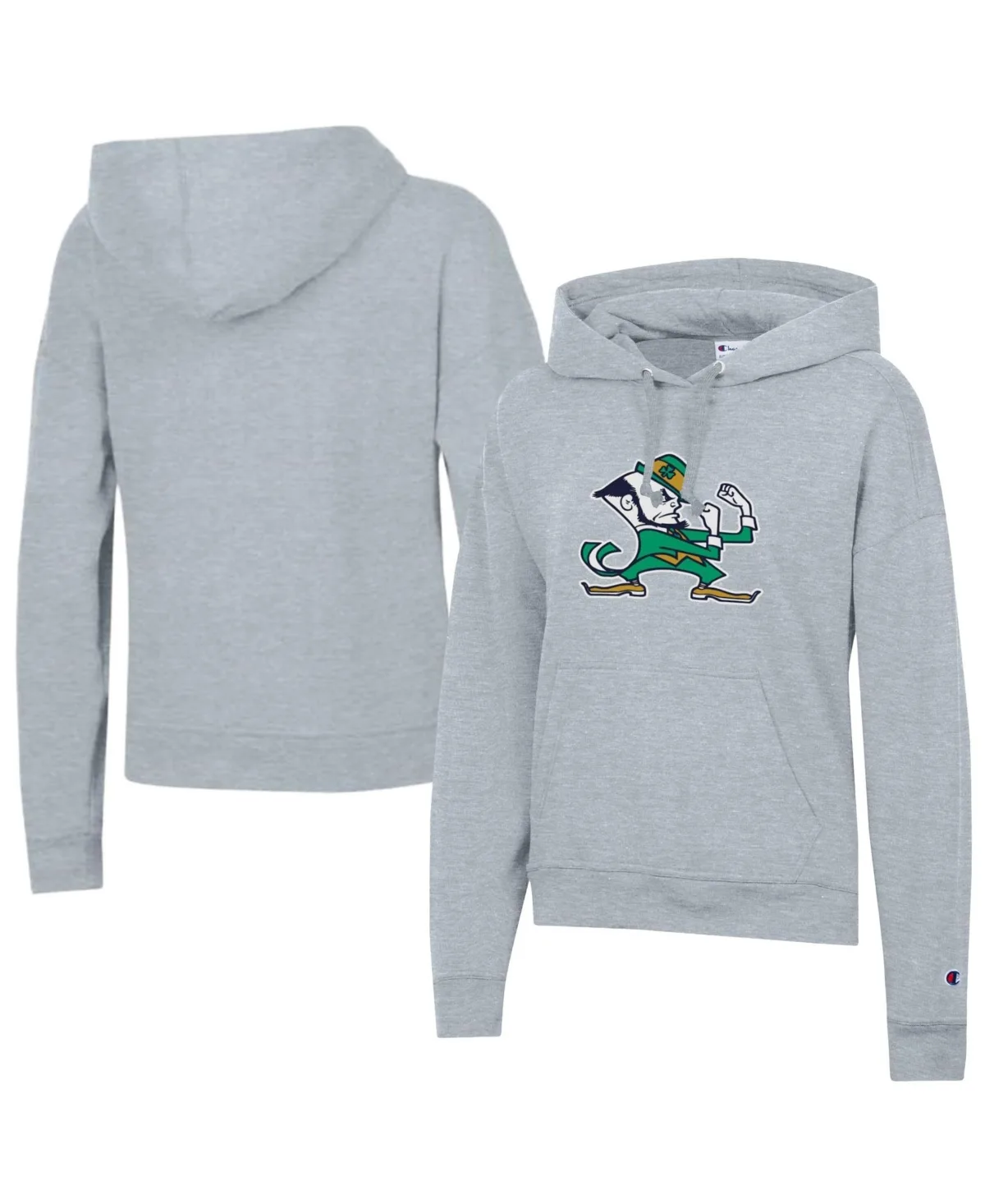 Notre Dame Fighting Irish Logo Powerblend Fleece Hoodie by Champion