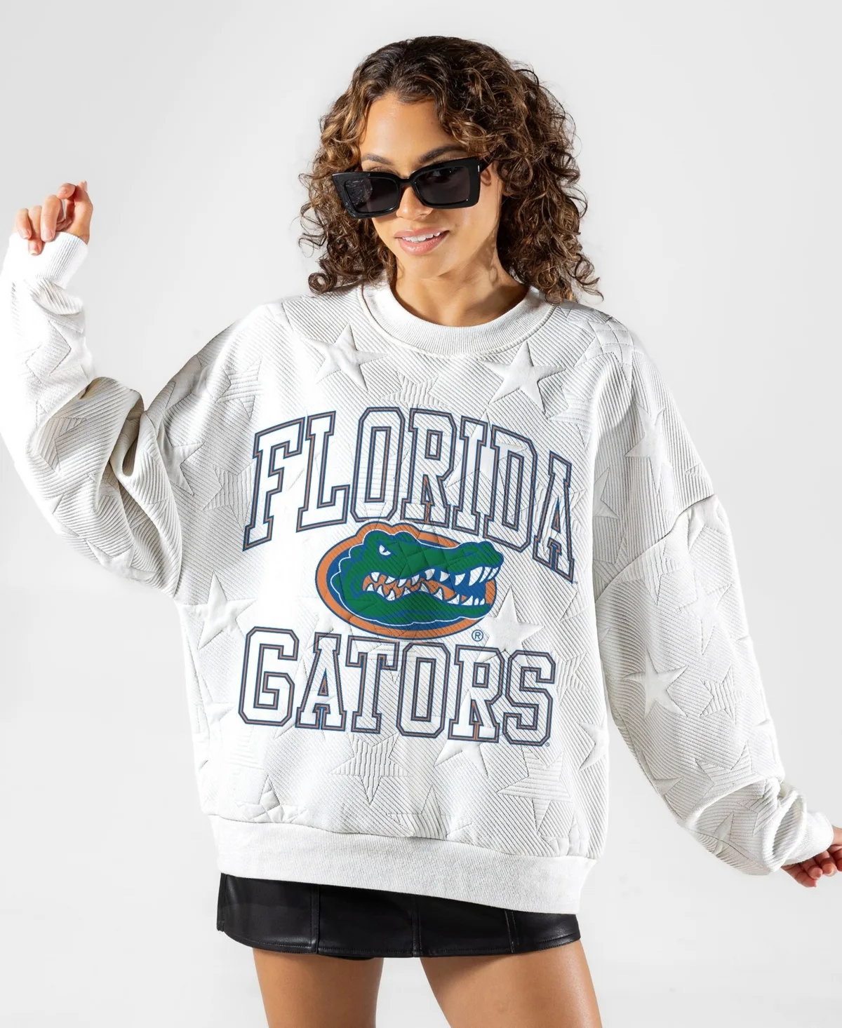 Florida Gators Big Play Energy Tonal Star Embossed Sweatshirt