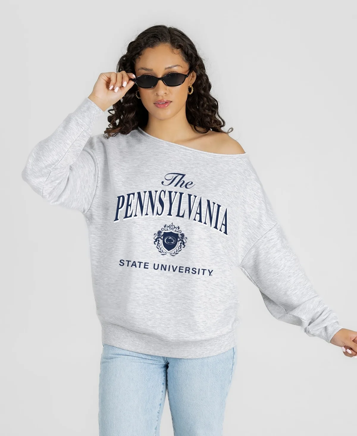 Penn State Nittany Lions Offsides Energy Off-Shoulder Sweatshirt