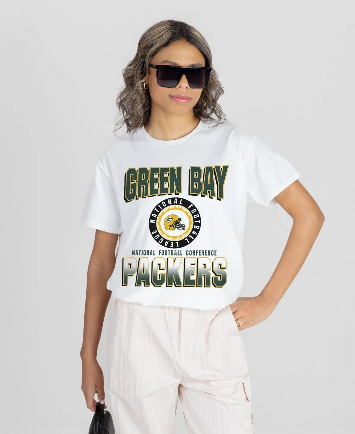 Green Bay Packers Oversized All-Time Classic Flowy T-Shirt by Gameday Couture