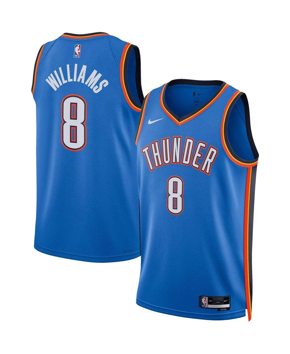 Jalen Williams Oklahoma City Thunder Swingman Jersey - Icon Edition by Nike