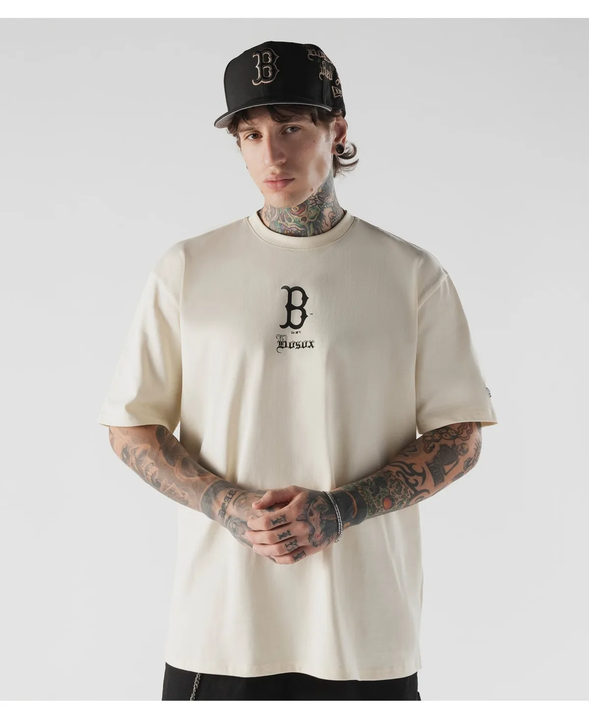 Boston Red Sox Heritage Gothic Lettering T-Shirt by New Era