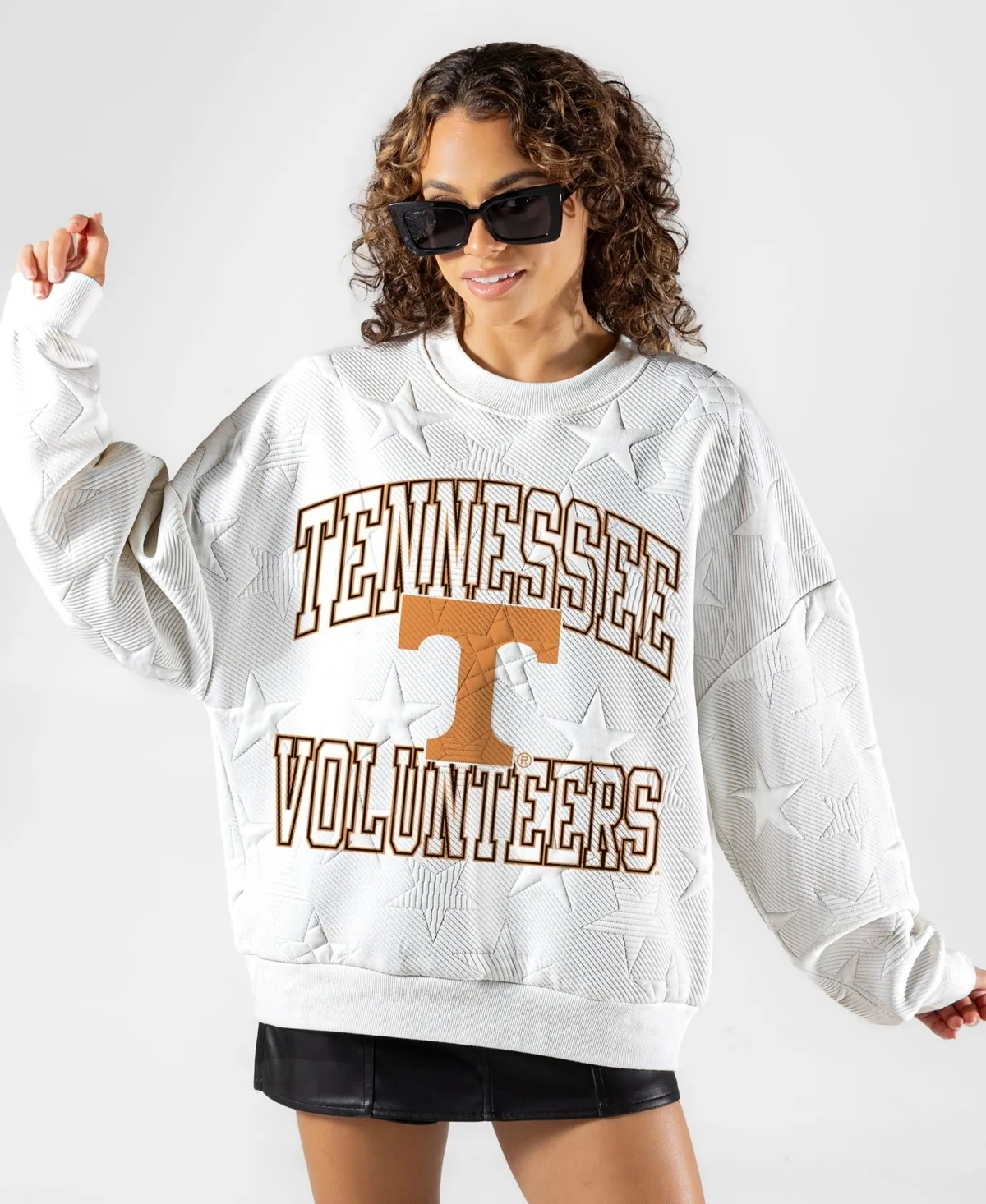 Tennessee Volunteers Big Play Energy Tonal Star Embossed Sweatshirt