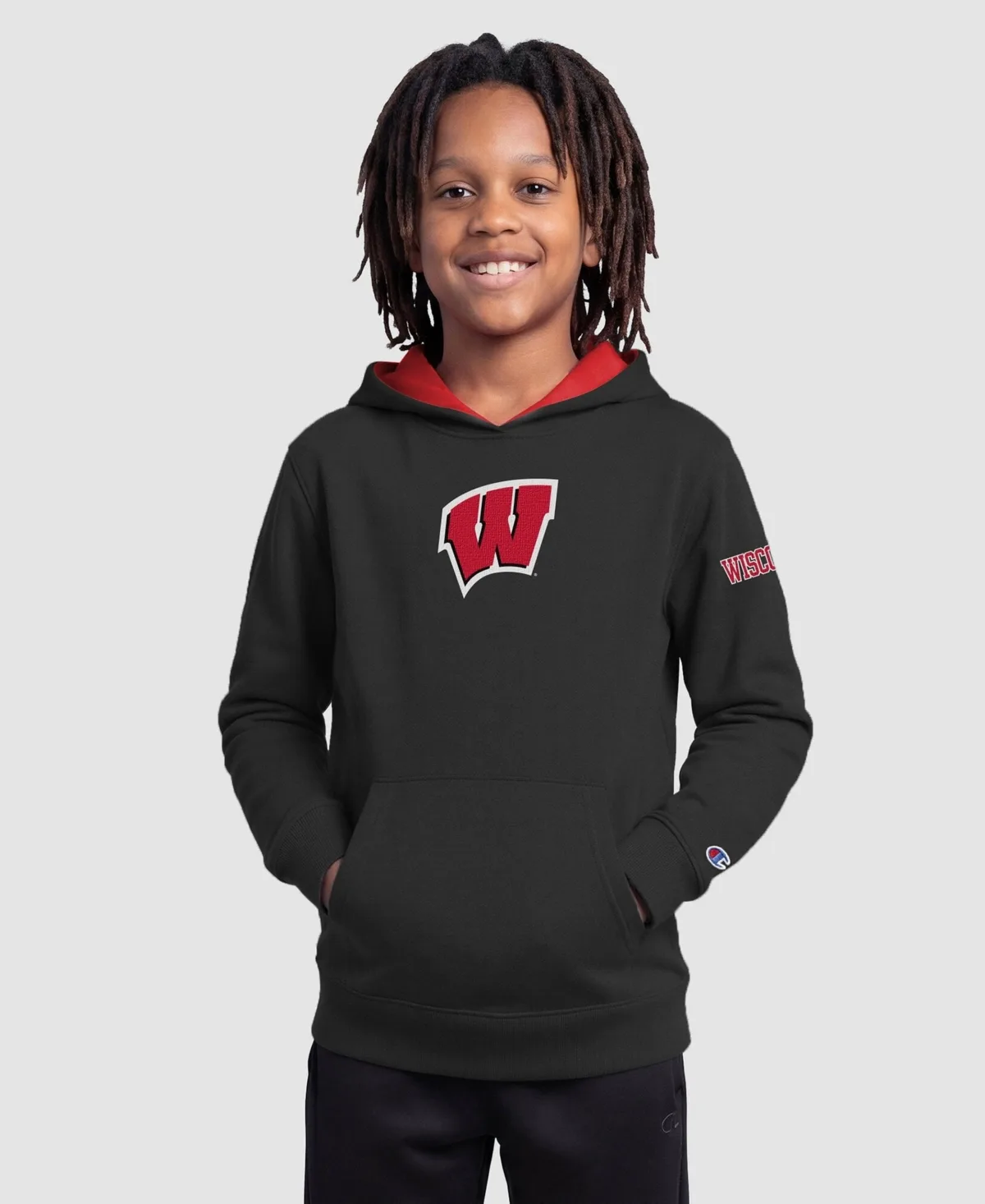 Wisconsin Badgers Fleece Hoodie by Champion
