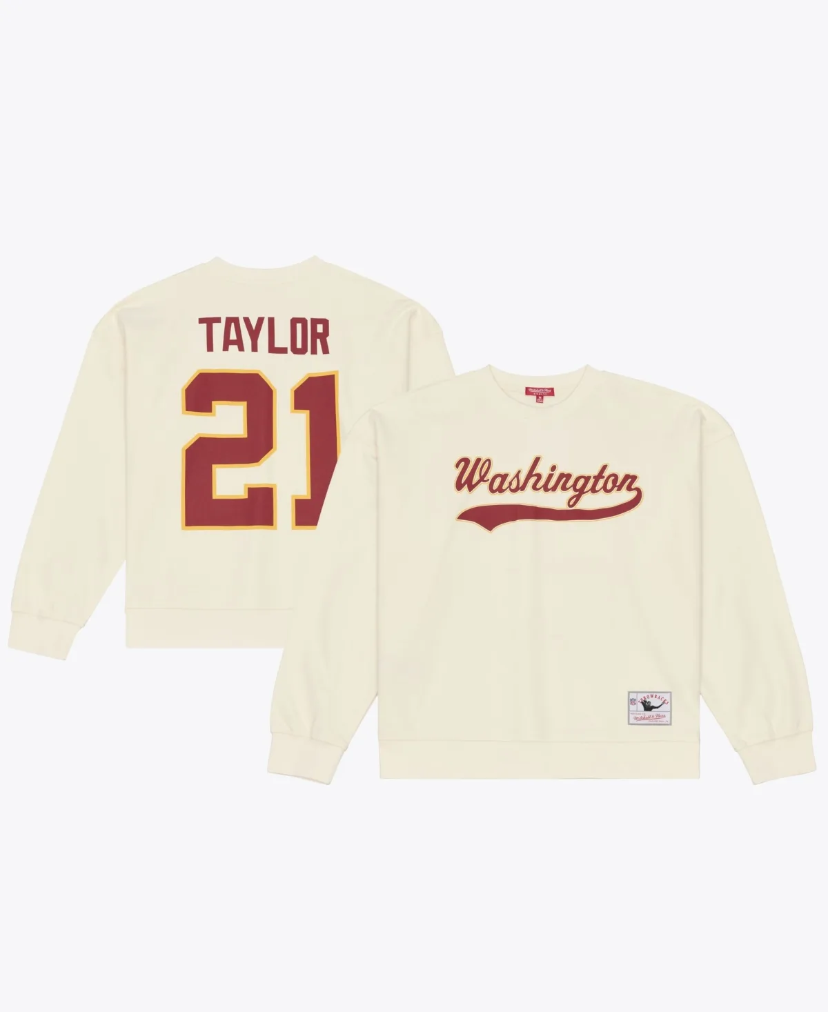 Sean Taylor Washington Commanders Name & Number Sweatshirt by Mitchell & Ness