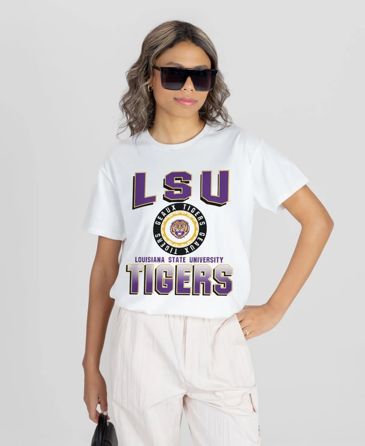 Lsu Tigers All-Time Classic Oversized Flowy T-Shirt