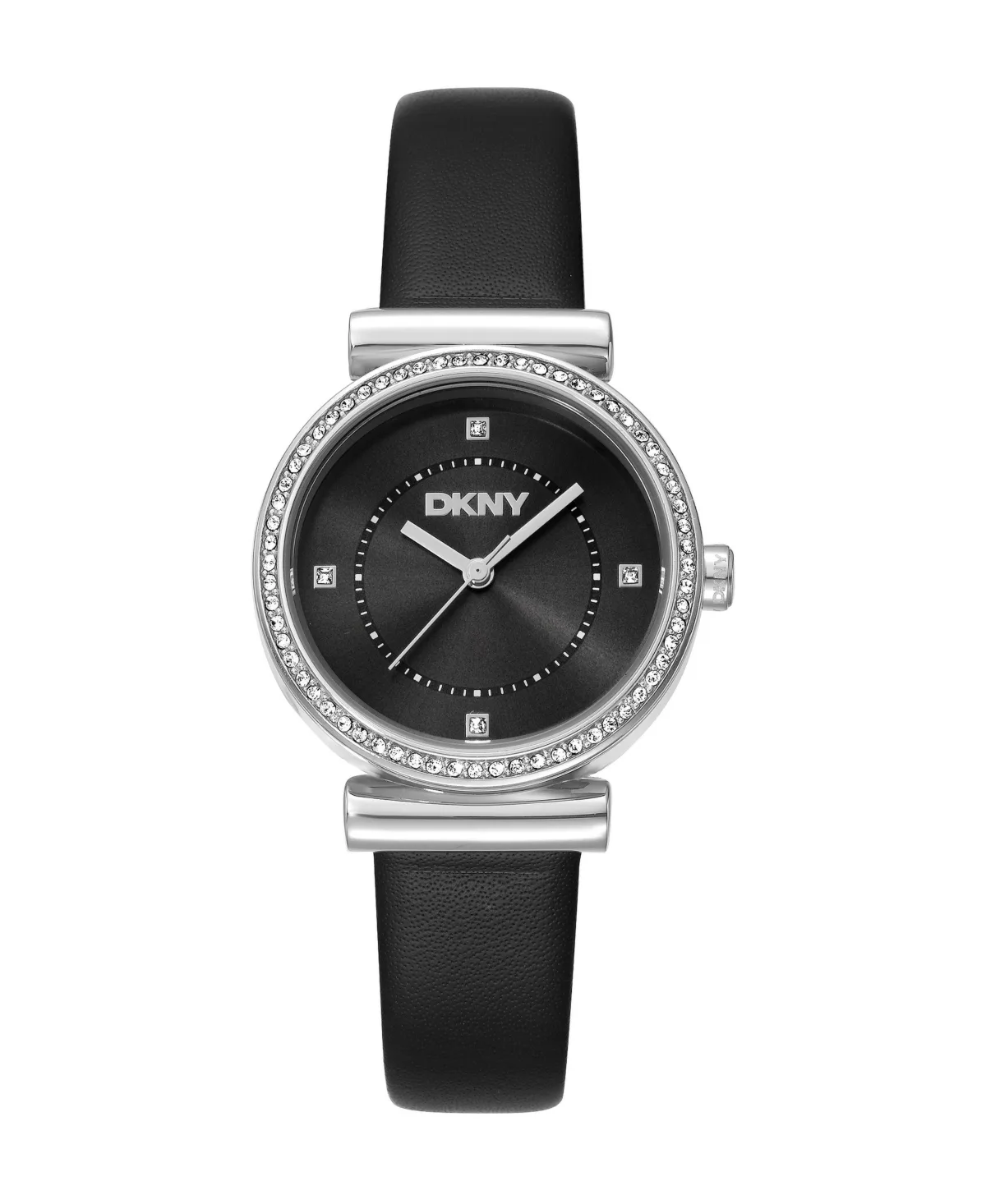 Quartz Black Stainless Steel Bracelet Watch by DKNY