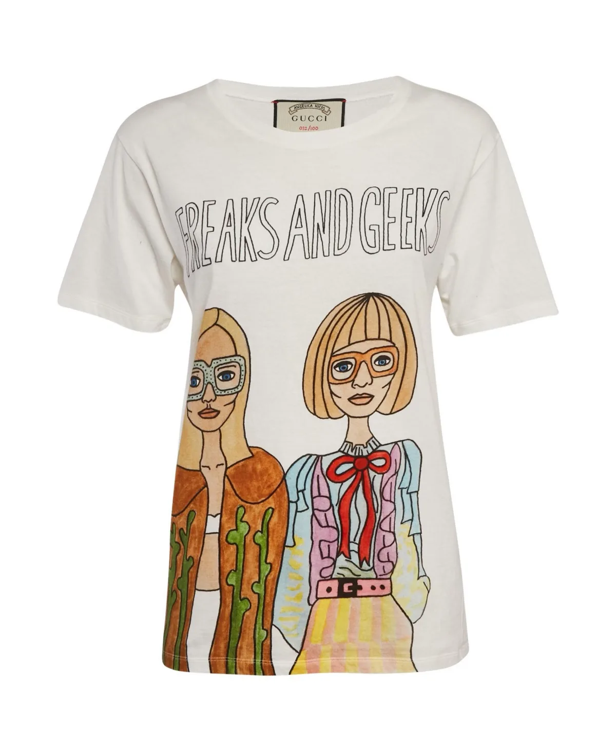 Pre-Owned Angelica Hicks Freaks and Geeks Cotton T-Shirt by Gucci