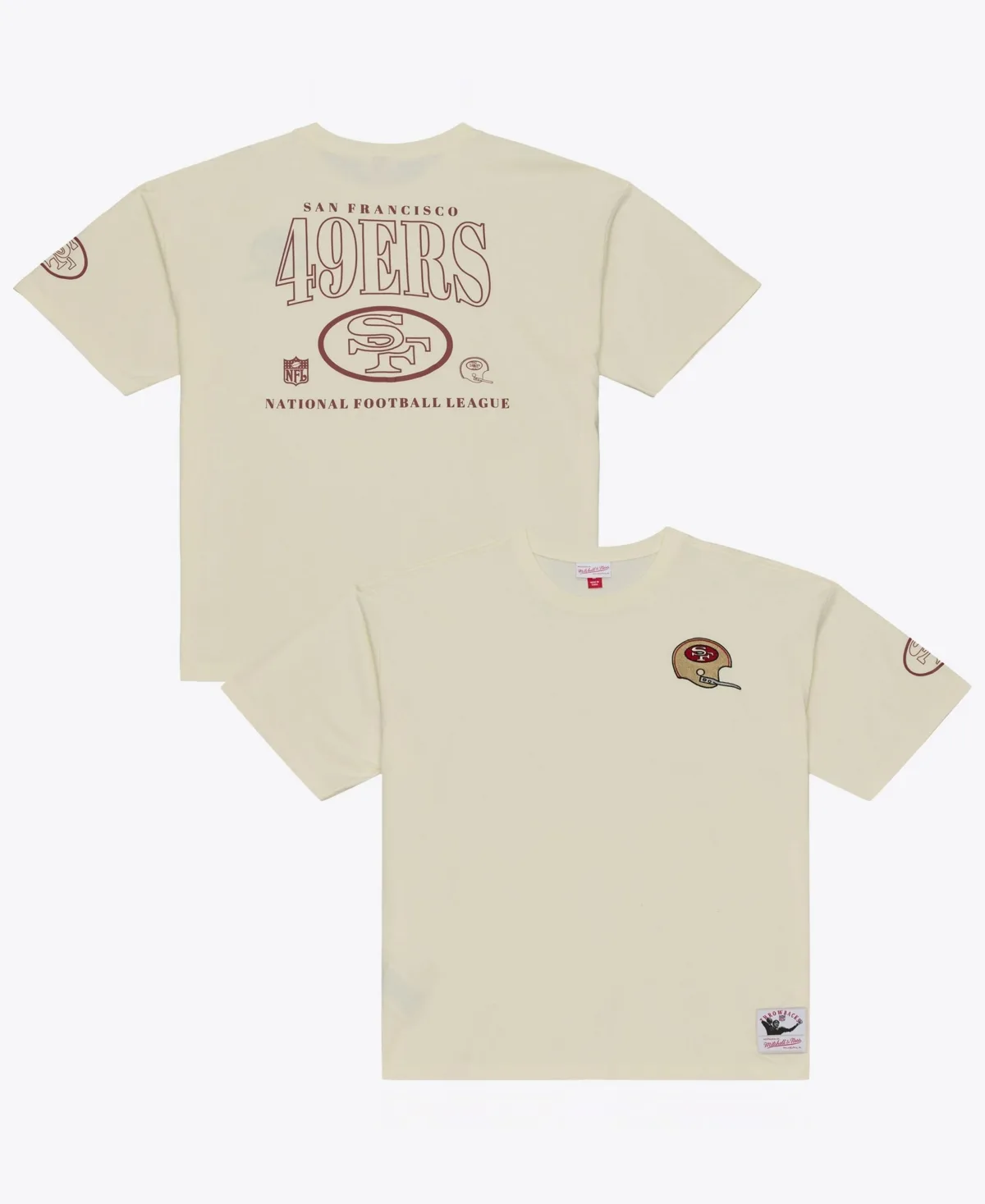 San Francisco 49ers Oversized Heritage Hues T-Shirt by Mitchell & Ness
